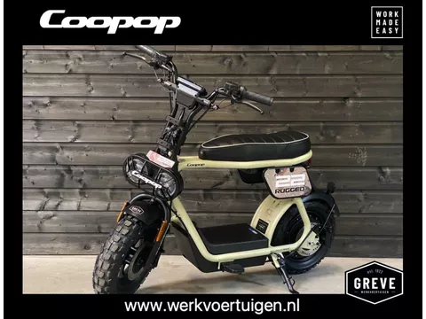 COOPOP Rugged elektrische (snor)scooter 25 km/45 km